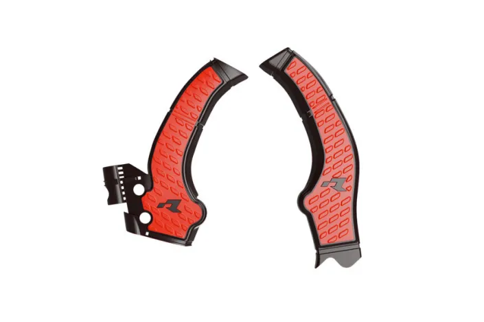 Protections de cadre RACETECH - noir/rouge