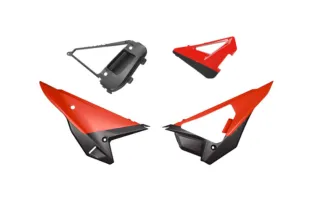 Kit plaques latérales RACETECH Revolution - rouge