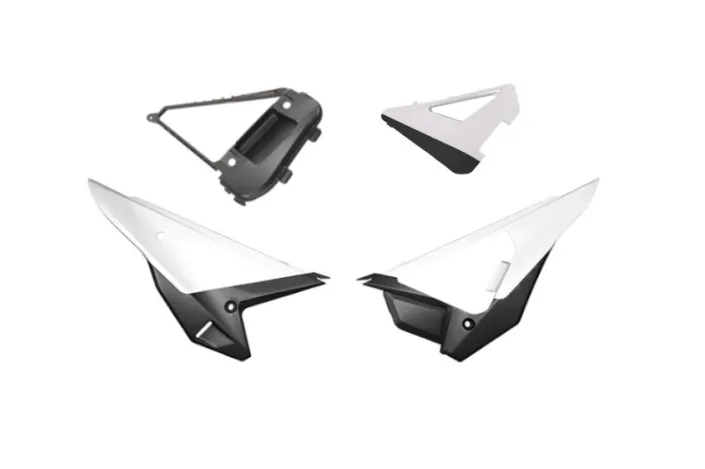 Kit plaques latérales RACETECH Revolution - blanc