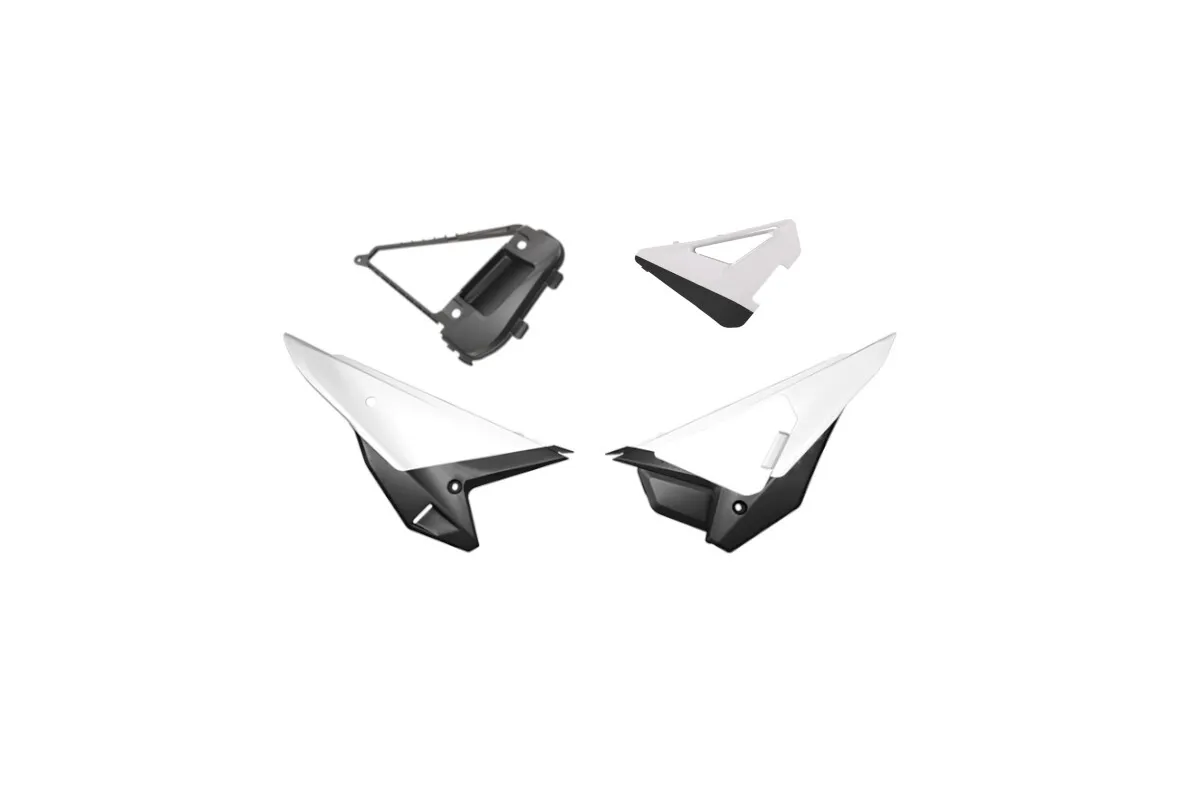 Kit plaques latérales RACETECH Revolution - blanc