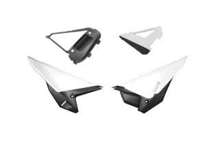 Kit plaques latérales RACETECH Revolution - blanc