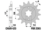 Pignon PBR acier standard 2065 - 420