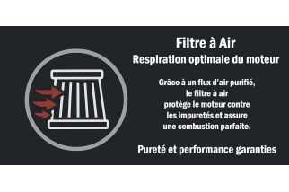 Filtre à air TWIN AIR - 152221Filtre à air moto tout-terrain (motocross, enduro, trial) pour performance et pureté moteur.