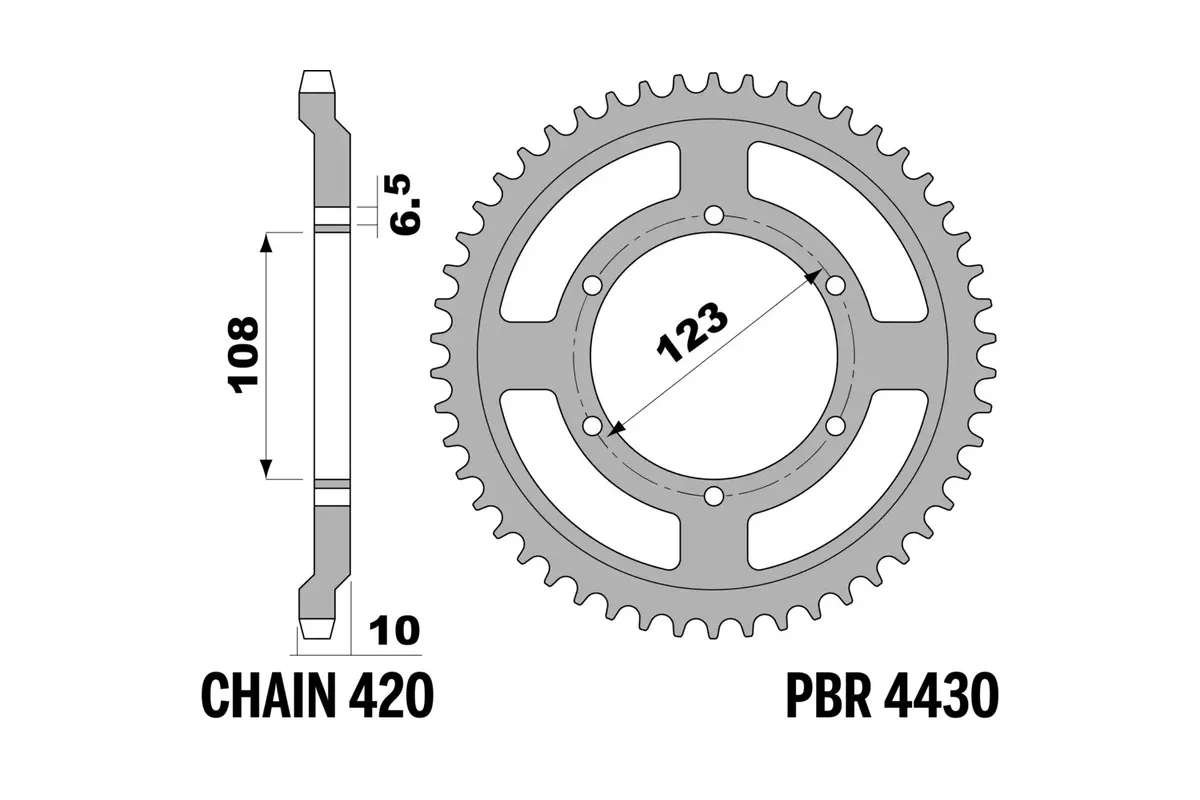 Couronne PBR acier standard - 420