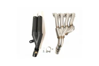 Ligne complète IXIL Hyperlow inox noir / alu poli - Honda CB650R - XH6342XB