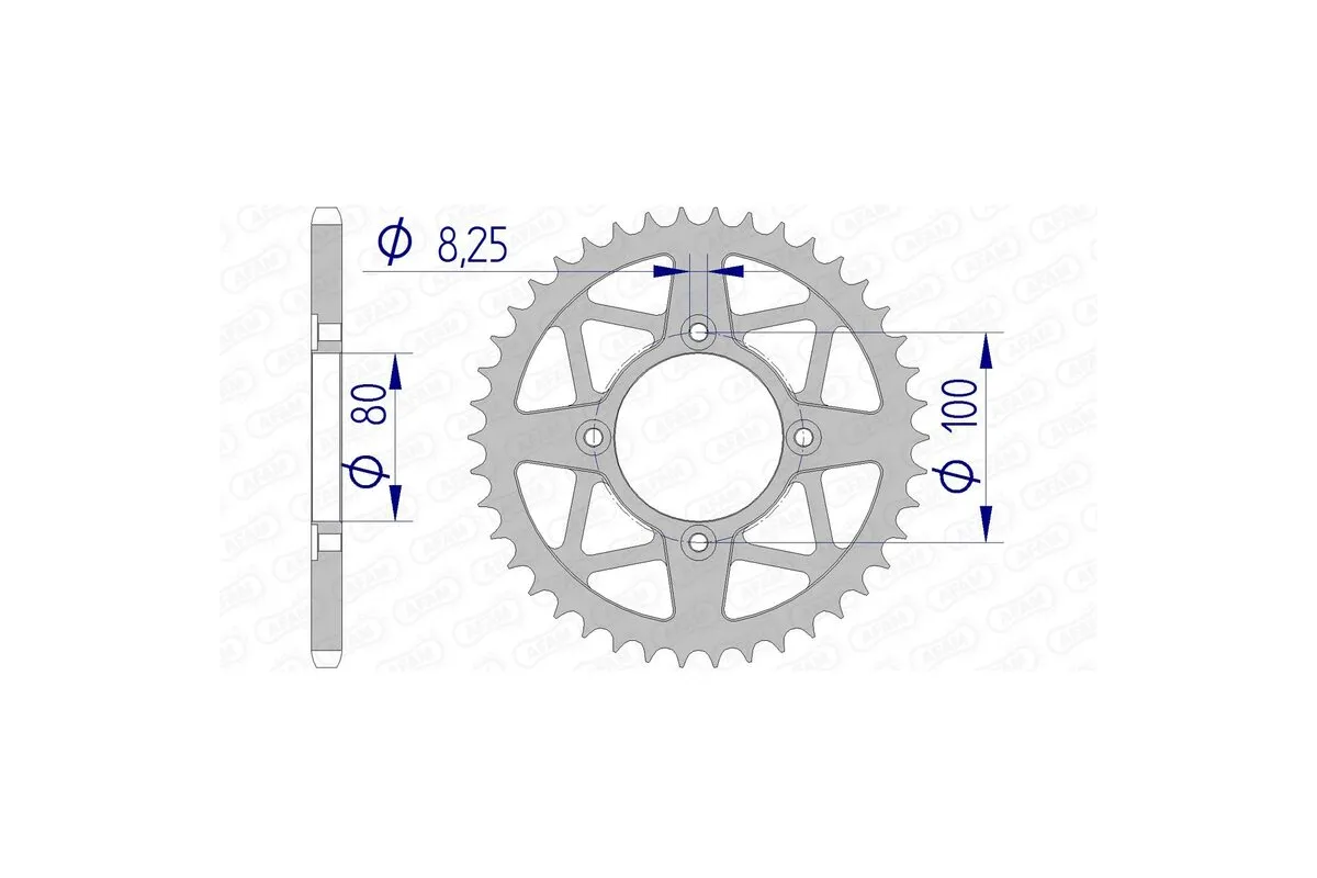 Couronne AFAM Aluminium Standard - 520