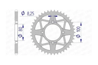 Couronne AFAM Aluminium Standard - 520