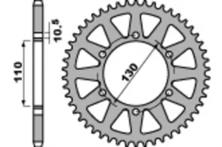 Couronne PBR acier standard - 520