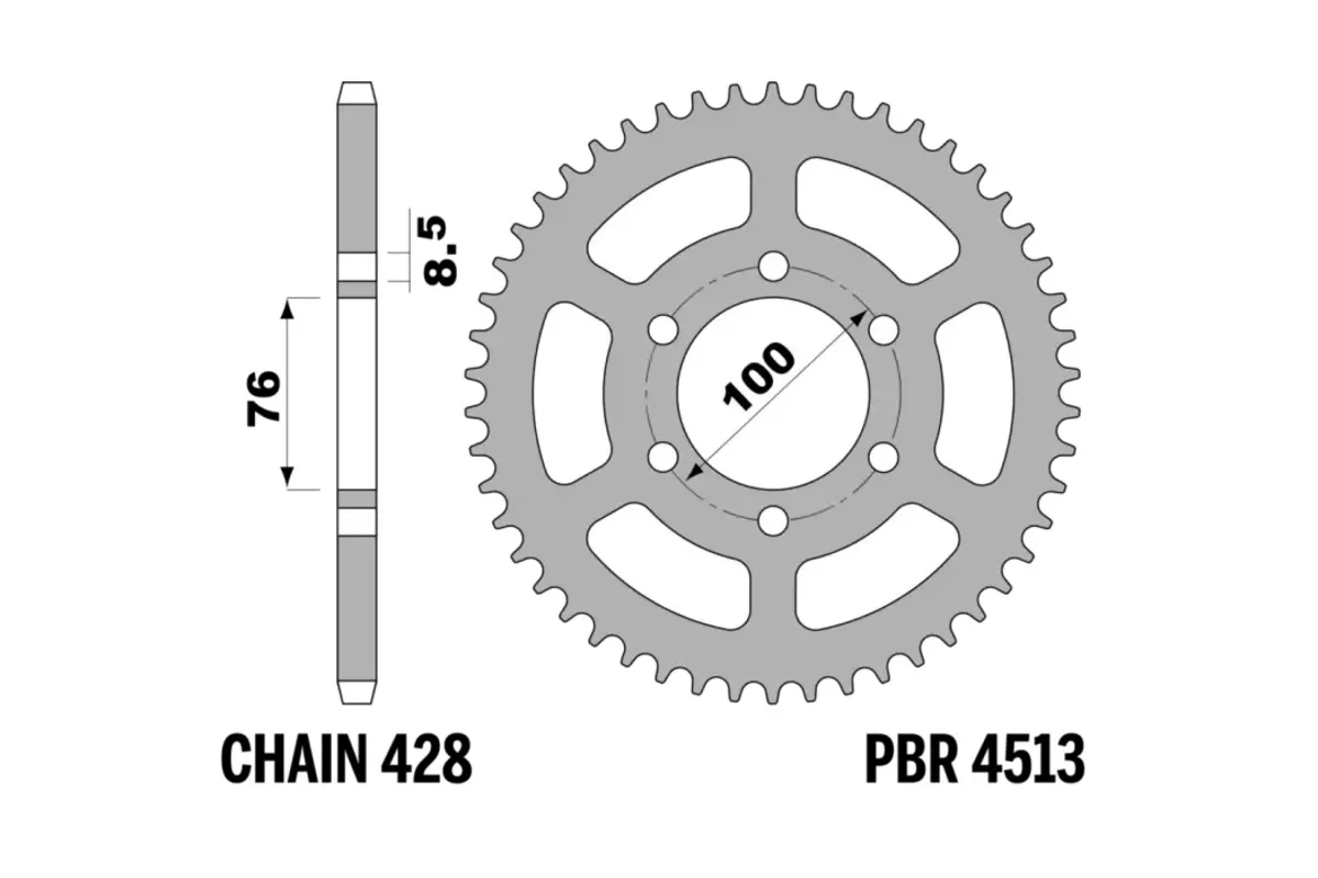 Couronne PBR acier standard - 428