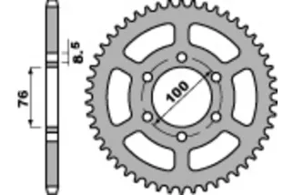 Couronne PBR acier standard - 428