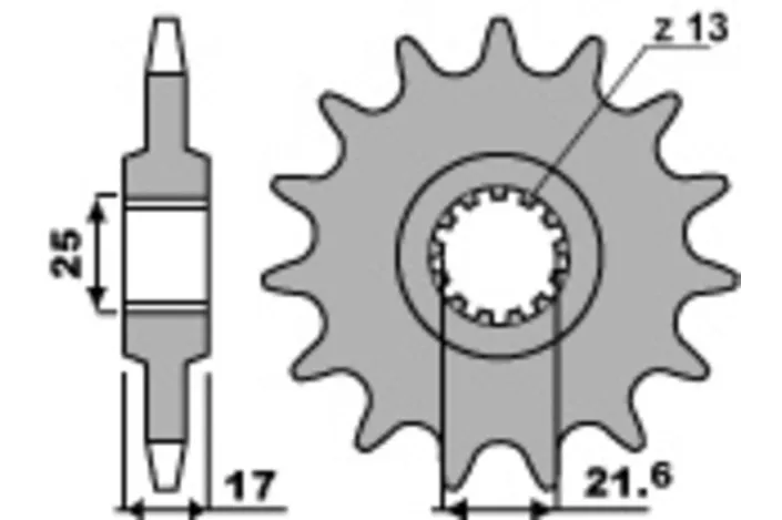 Pignon PBR acier anti-bruit 2042G - 520