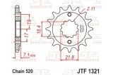 Pignon JT SPROCKETS acier anti-bruit 1321 - 520
