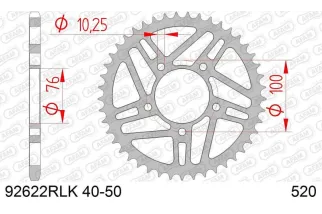 Couronne AFAM acier standard - 520