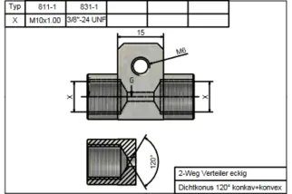 Répartiteur SPEEDBRAKES 811-1 Aluminum Argent
