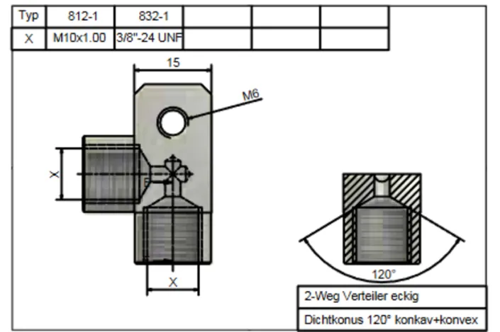Répartiteur SPEEDBRAKES 812-1 Aluminum Argent