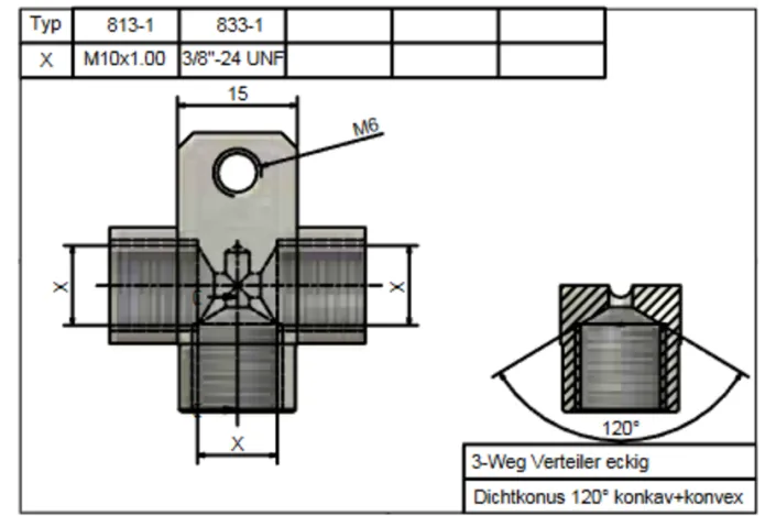 Répartiteur SPEEDBRAKES 813-1 Aluminum