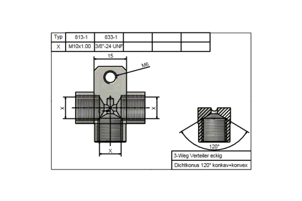 Répartiteur SPEEDBRAKES 813-1 Aluminum