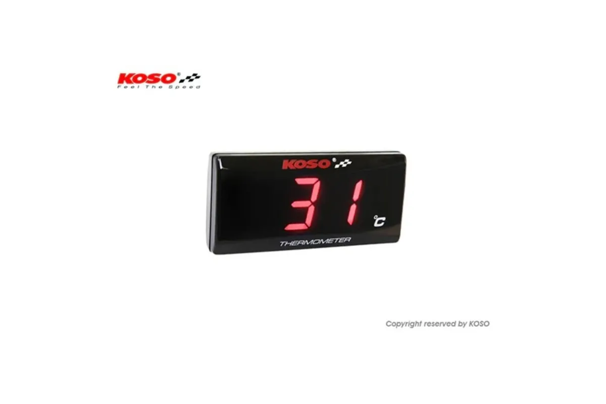 Thermomètre KOSO Superslim - rouge