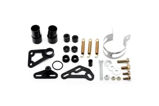 Pot d'échappement YASUNI Carrera 16/07 noir brillant Minarelli 70cc Homologué