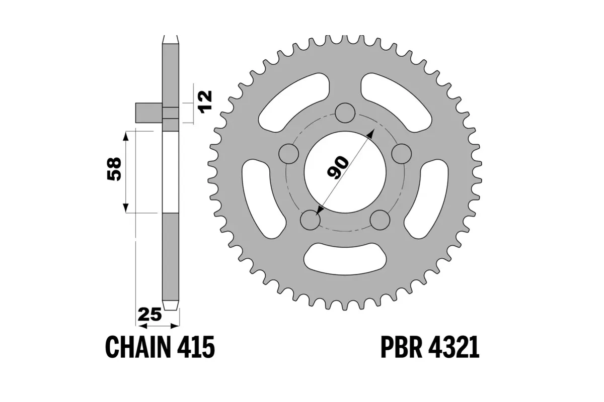 Couronne PBR acier standard - 415