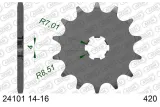 Kit chaîne AFAM 420R1 15/43/114 - couronne standard