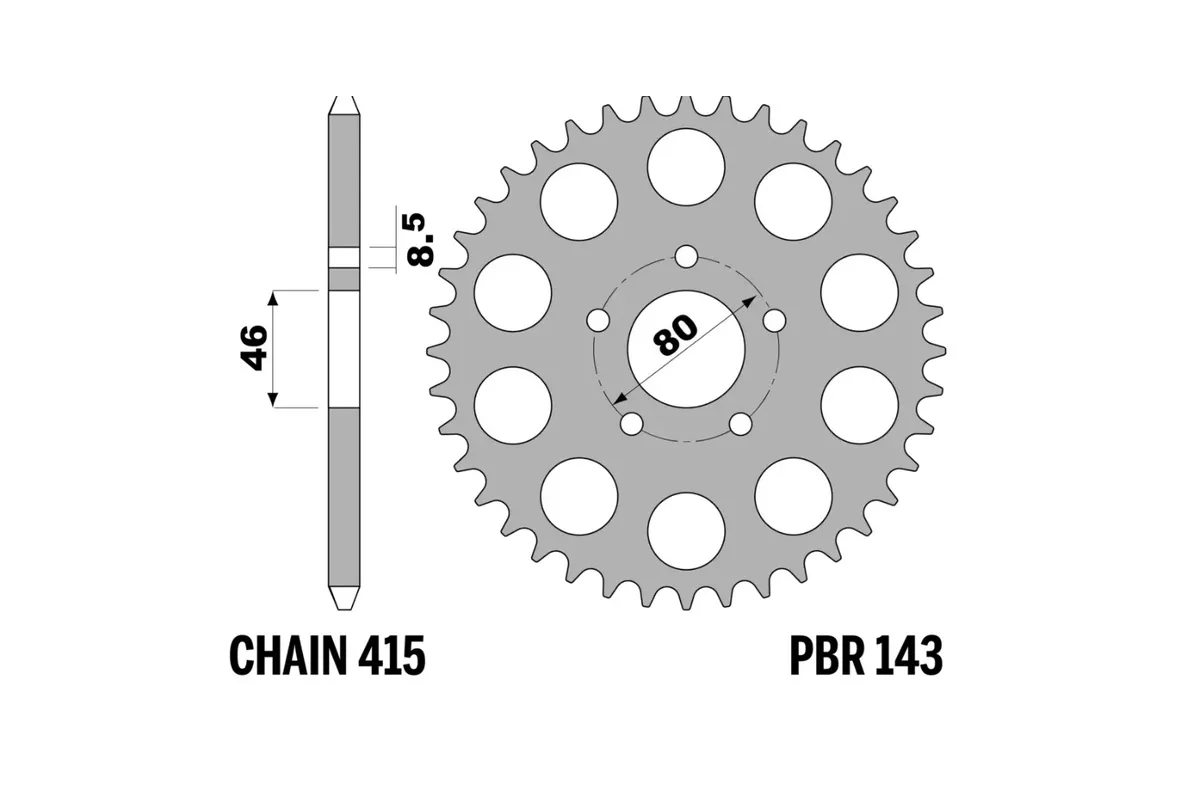 Couronne PBR acier standard - 415