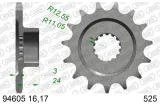 Kit chaîne AFAM 525XHR3 16/39-114 - couronne standard