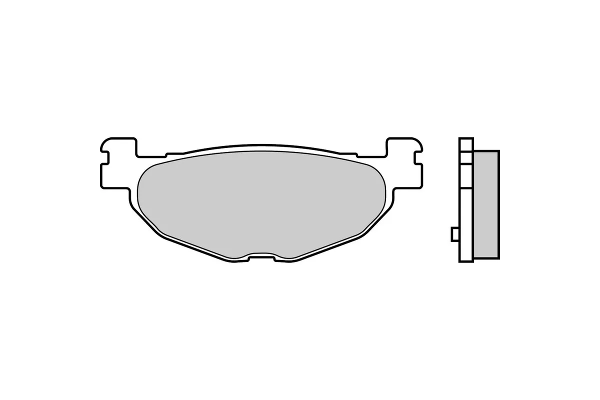 Plaquettes de frein BREMBO Scooter carbone céramique - 07059