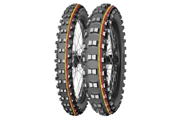 Pneu MITAS TERRA FORCE-MX SM 70/100-14 40M TT SOFT TO MEDIUM RED YELLOW