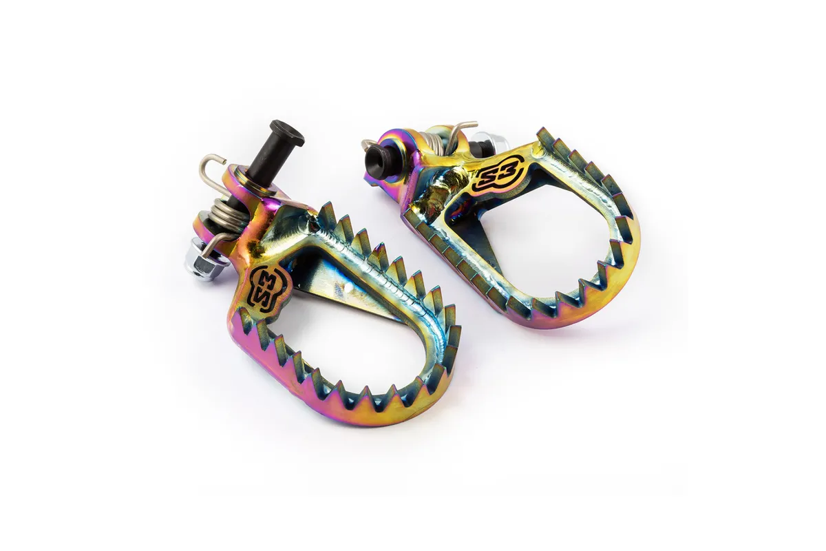 Repose-pieds titane S3 Rainbow