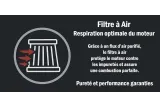 Filtre à air moto tout-terrain (motocross, enduro, trial) pour performance et pureté moteur.