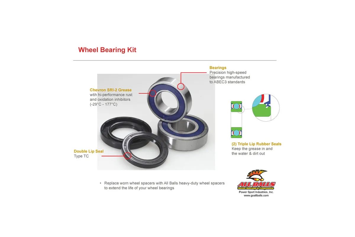 Palier de cardan ALL BALLS