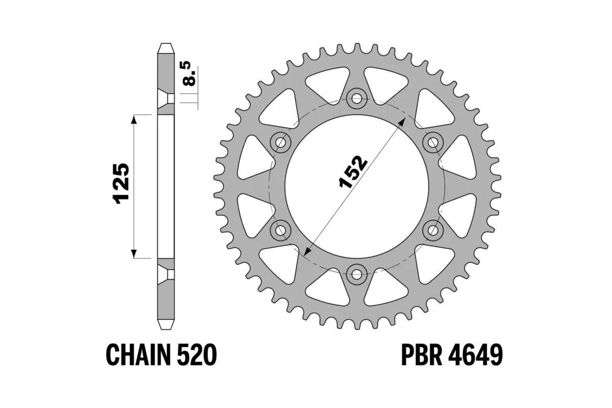 Couronne PBR acier standard - 520