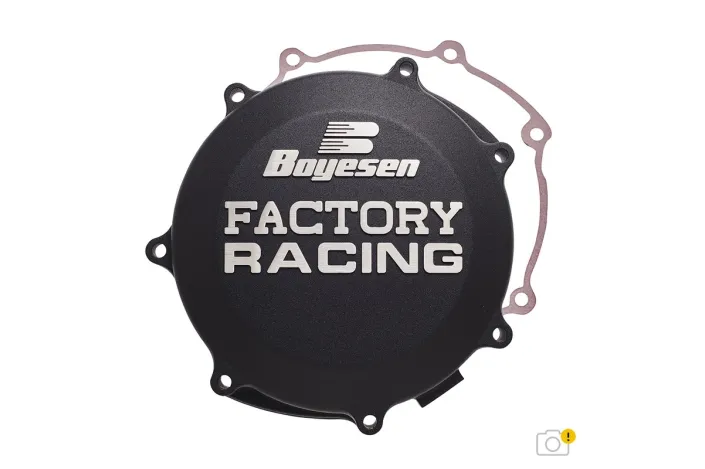 Couvercle de carter d'embrayage BOYESEN Factory Racing - noir