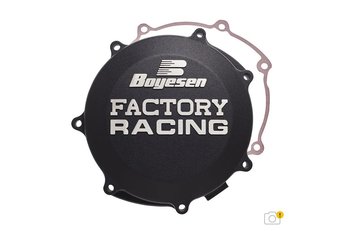 Couvercle de carter d'embrayage BOYESEN Factory Racing - noir