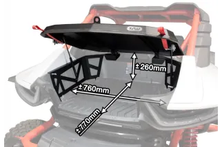 Couvercle de coffre SSV XRW Racing | Protection coffre tout terrain