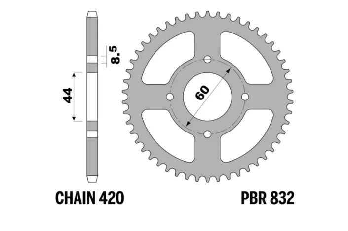 Couronne PBR acier standard - 420