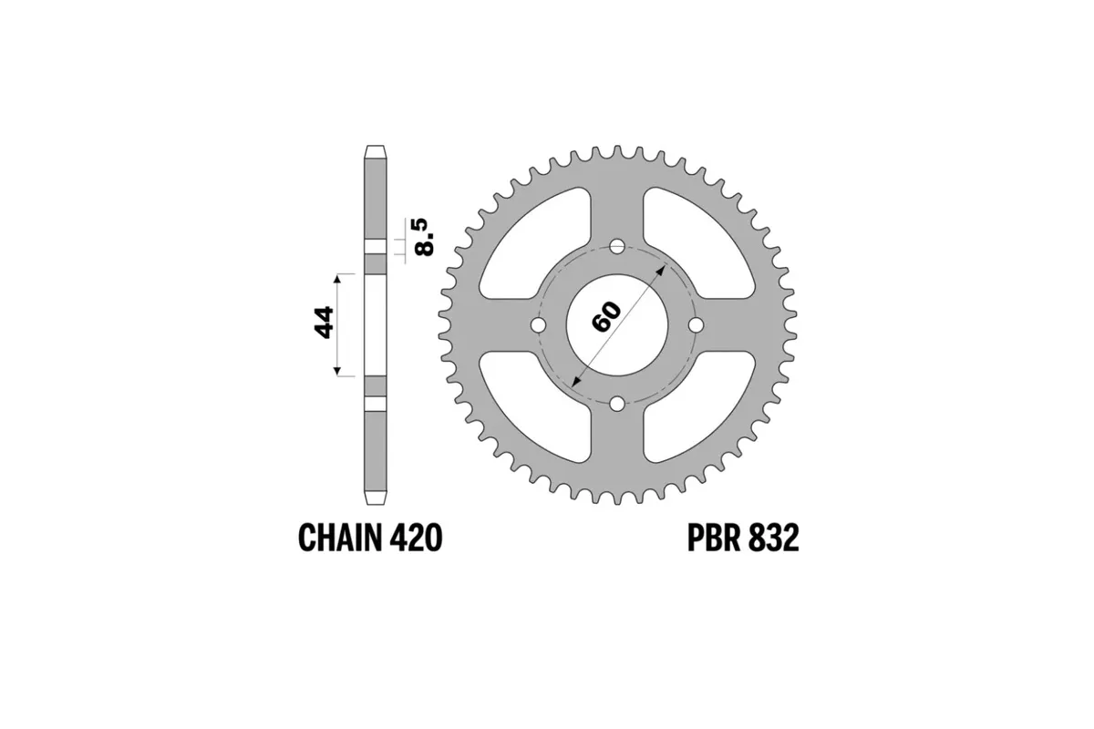Couronne PBR acier standard - 420