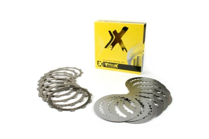 Kit disques garnis + lisses d'embrayage PROX