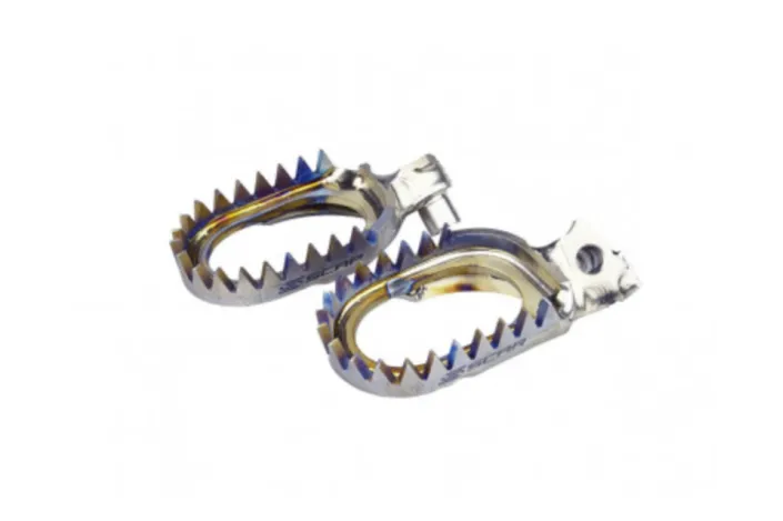 Repose-pieds SCAR anti-boue titane