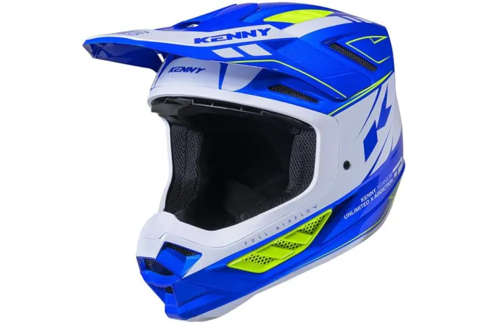KENNY Casque cross TITANIUM GRAPHIC CANDY BLUE