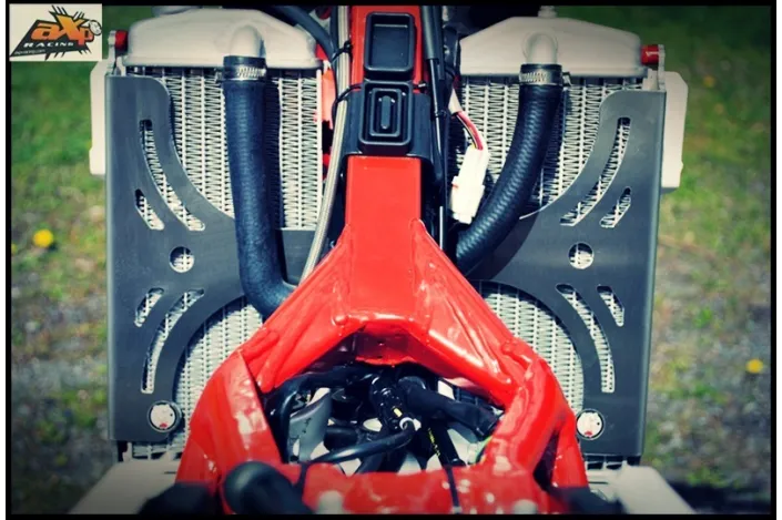 Protection de radiateur AXP aluminium - Beta RR350