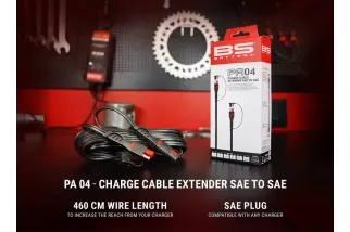 Rallonge de câble de charge BS BATTERY PA04 - SAE vers SAE