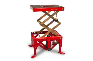 Lève-moto hydraulique VECTOR rouge (roues non incluses)