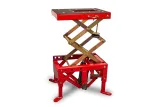 Lève-moto hydraulique VECTOR rouge (roues non incluses)