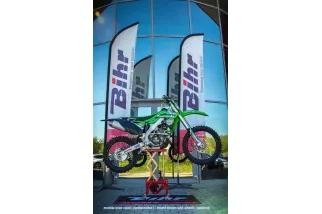 Lève-moto hydraulique VECTOR rouge (roues non incluses)