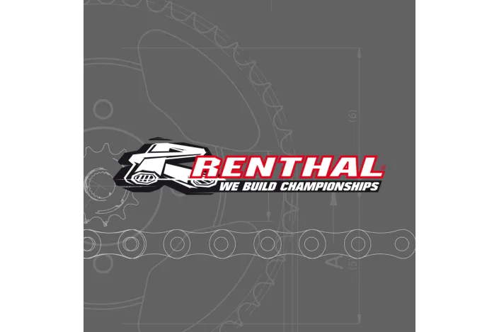 Kit chaîne RENTHAL 520 R1 - 13/49-116 - Couronne alu anti-boue