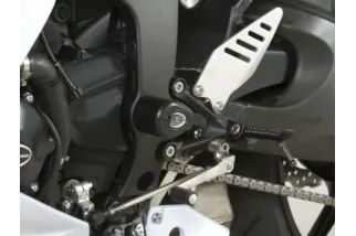 Tampons de protection R&G RACING Aero noir Kawasaki ZX6R 636