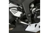Tampons de protection R&G RACING Aero noir Kawasaki ZX6R 636