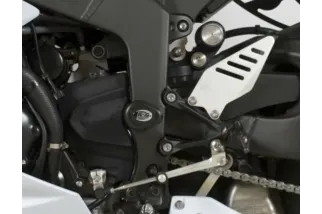 Tampons de protection R&G RACING Aero noir Kawasaki ZX6R 636